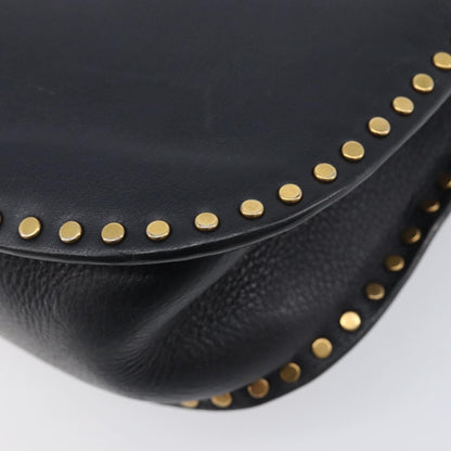 Chloe Hudson Studded Leather, Black, Leather, Handbag