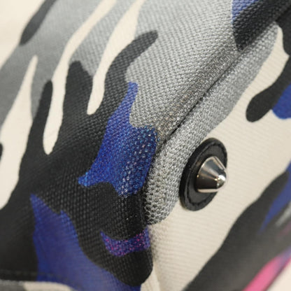 Christian Dior Open Limited Edition Anselm Reyle Camouflage Canvas, Multicolour, Canvas, Tote Bag