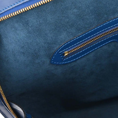 Louis Vuitton Lussac Epi Leather, Blue, Leather, Shoulder Bag