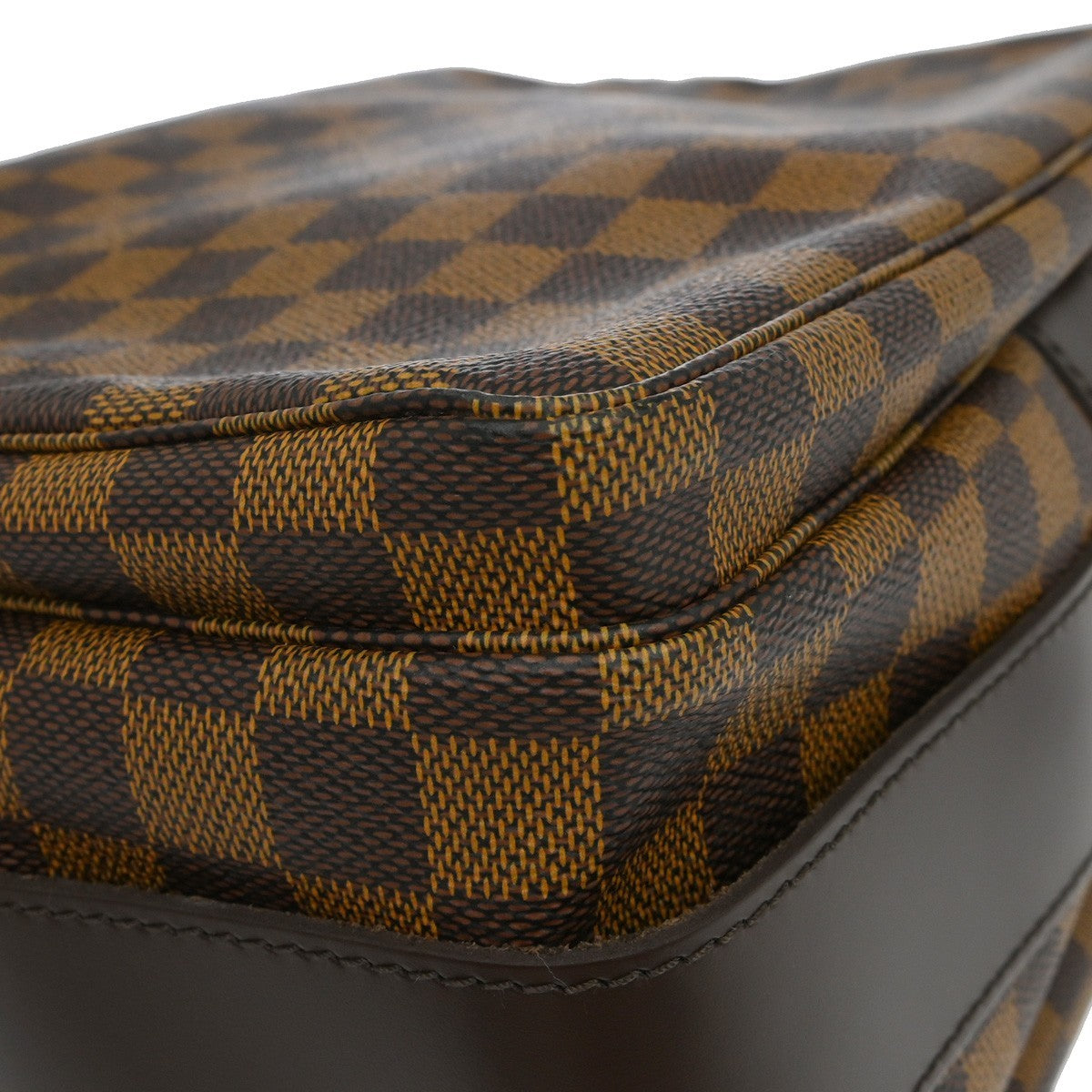 Louis Vuitton Naviglio Damier, Brown, Canvas, Shoulder Bag