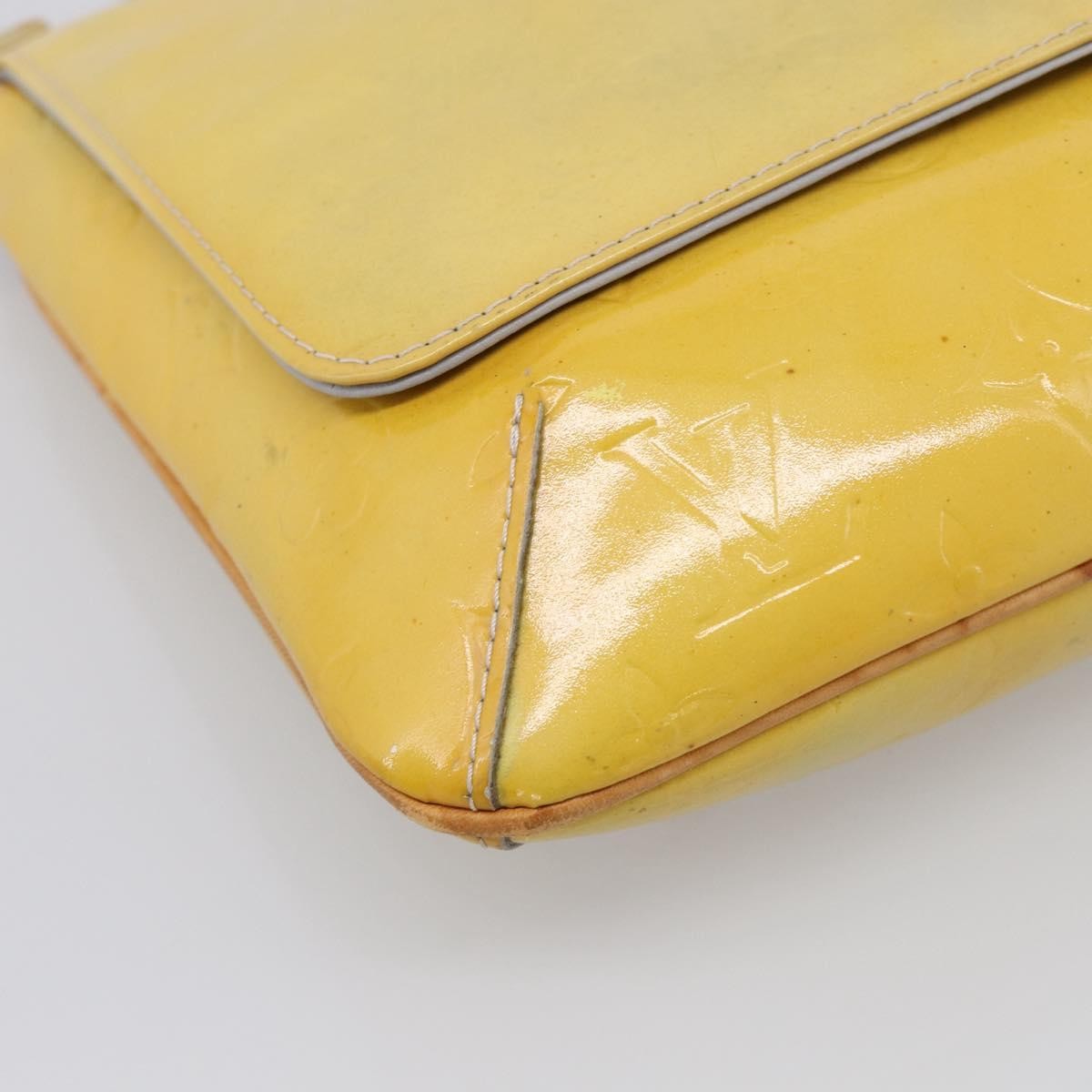 Louis Vuitton Thompson Street Monogram Vernis, Yellow, Patent Leather, Shoulder Bag