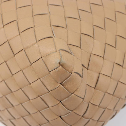 Bottega Veneta Garda Intrecciato Nappa, Beige, Leather, Handbag