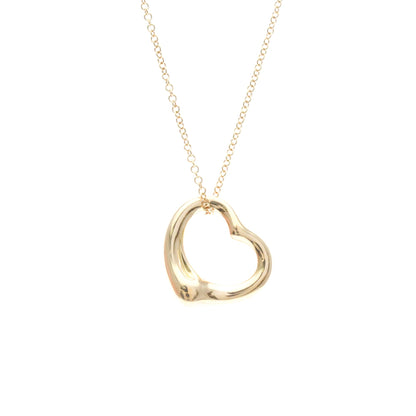 Tiffany & Co. Elsa Peretti Open Heart Pendant 18K Rose Gold, Gold, Pink Gold, Necklace