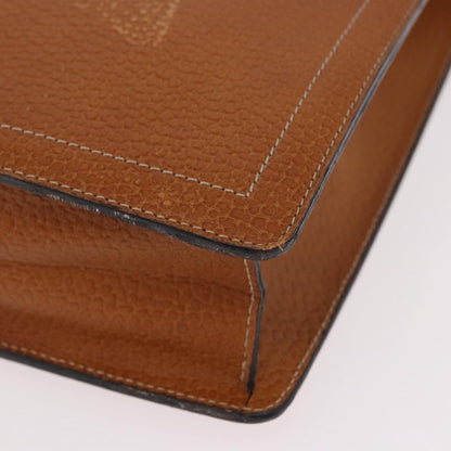 Loewe Anagram Business Leather, Brown, Leather, Briefcase