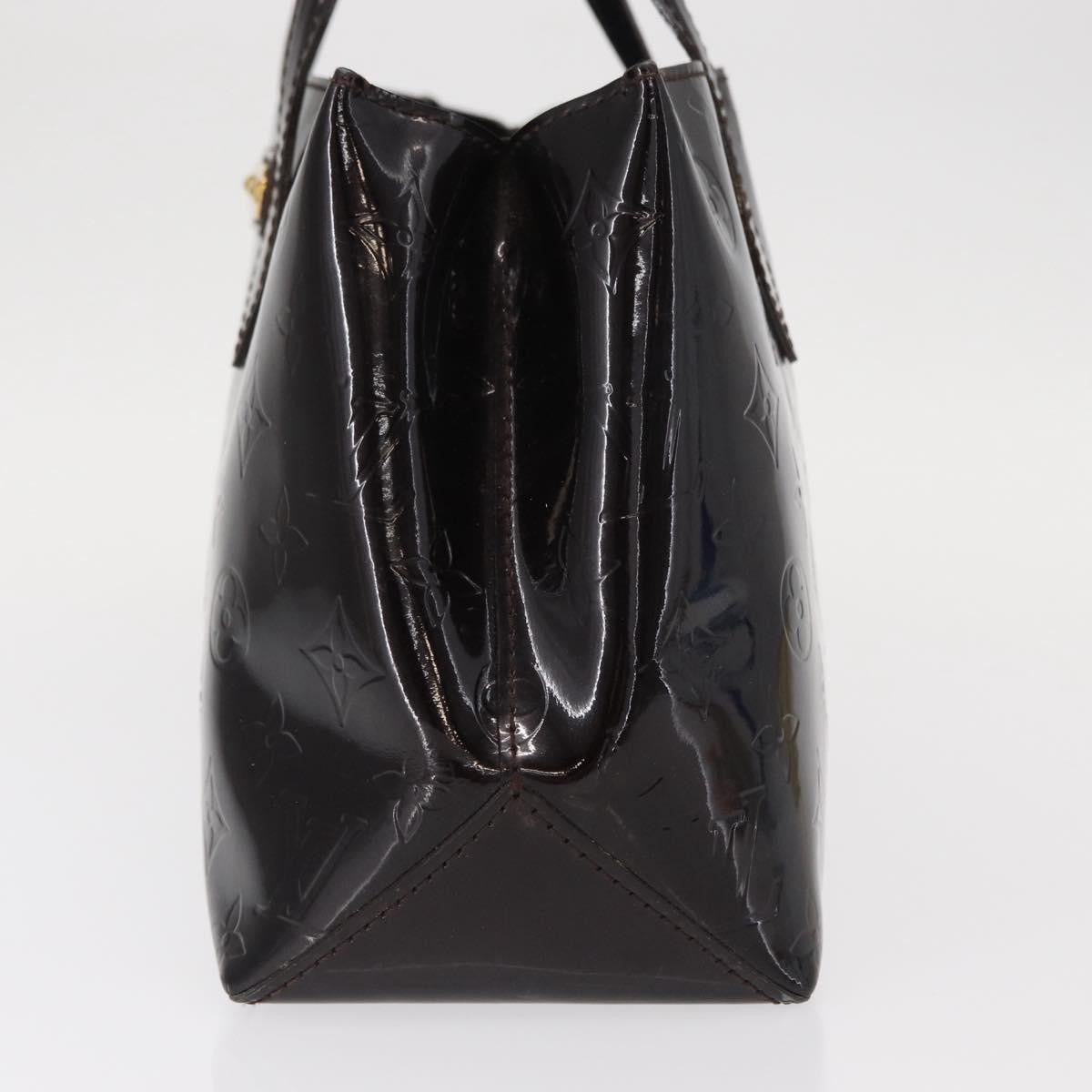 Louis Vuitton Wilshire Monogram Vernis, Burgundy, Patent Leather, Handbag