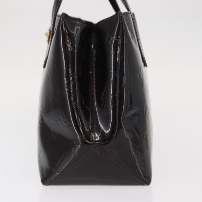 Louis Vuitton Wilshire Monogram Vernis, Burgundy, Patent Leather, Handbag