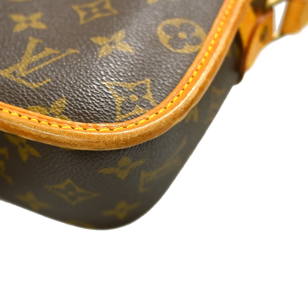 Louis Vuitton Sologne Monogram Canvas, Brown, Canvas, Shoulder Bag