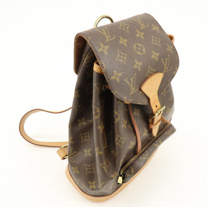 Louis Vuitton Vintage Montsouris Monogram Canvas, Brown, Canvas, Backpack