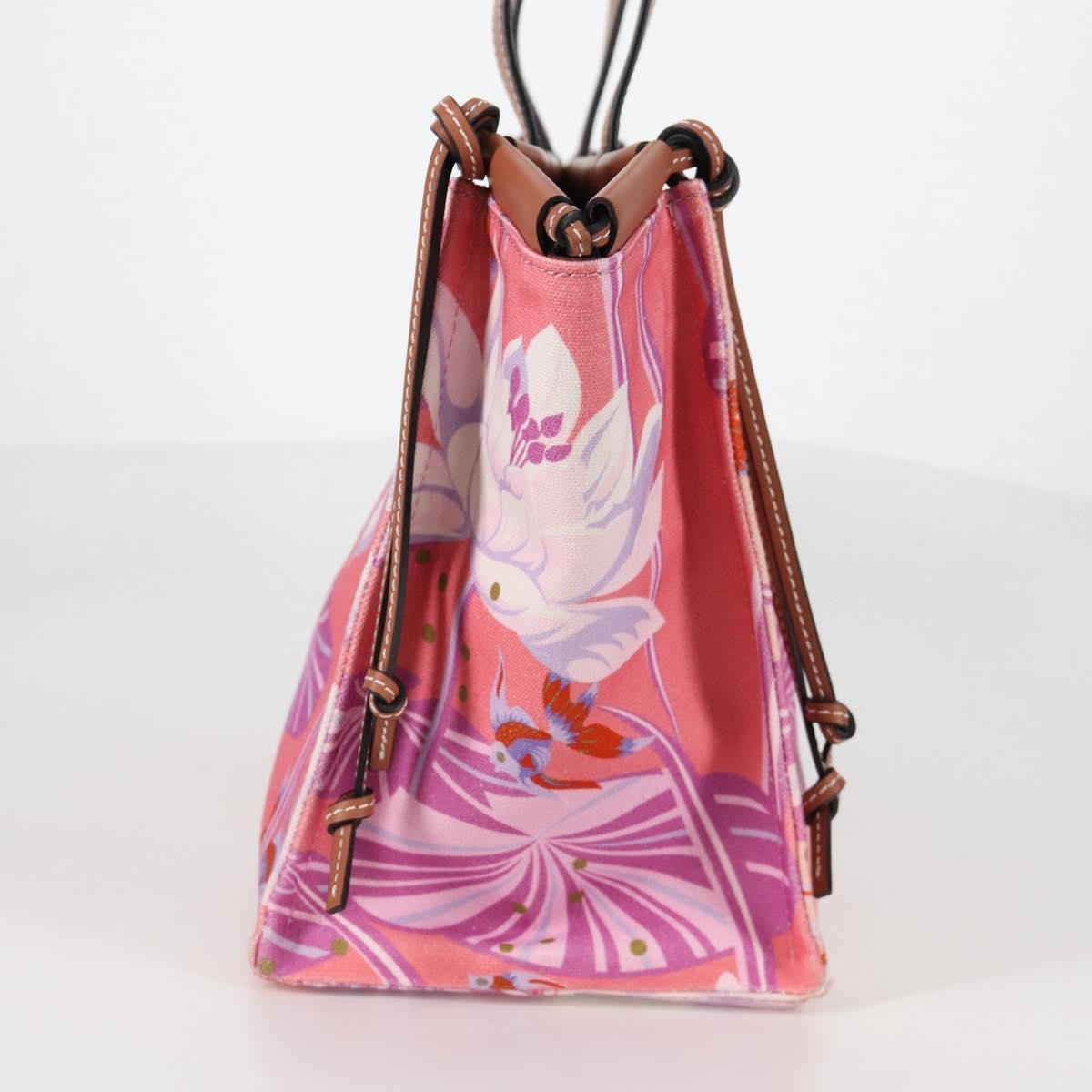 Loewe Paula's Ibiza Cushion Printed Canvas, Pink, Canvas, Tote Bag