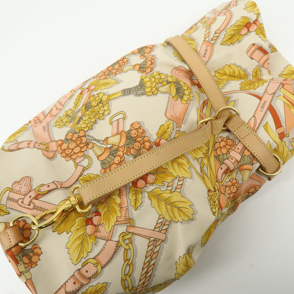 Loewe Vintage Canvas, Multicolour, Canvas, Shoulder Bag