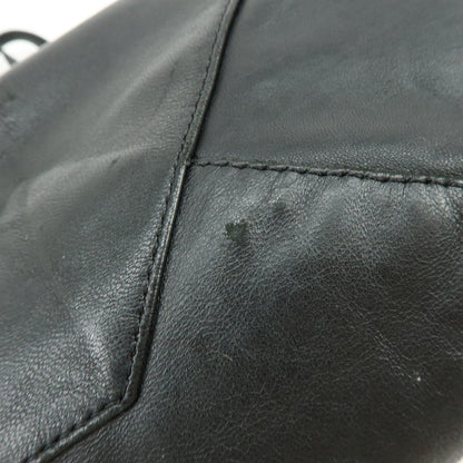 Celine Vertical Cabas Leather, Black, Leather, Tote Bag