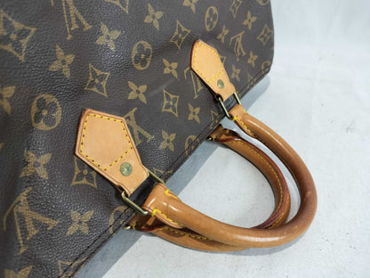Louis Vuitton Speedy Monogram Canvas, Brown, Canvas, Handbag