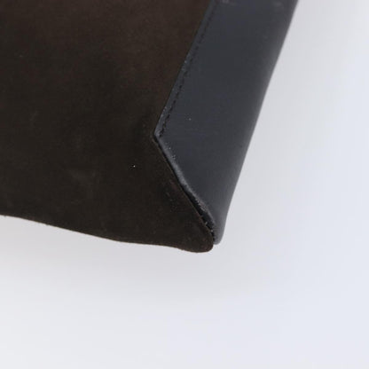 Gucci Shoulder Leather, Brown, Suede, Shoulder Bag