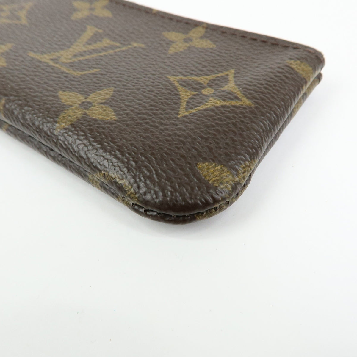 Louis Vuitton Key Monogram Canvas, Brown, Canvas, Clutch