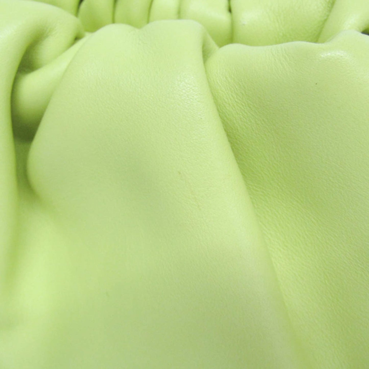 Bottega Veneta The Pouch Leather, Green, Leather, Clutch