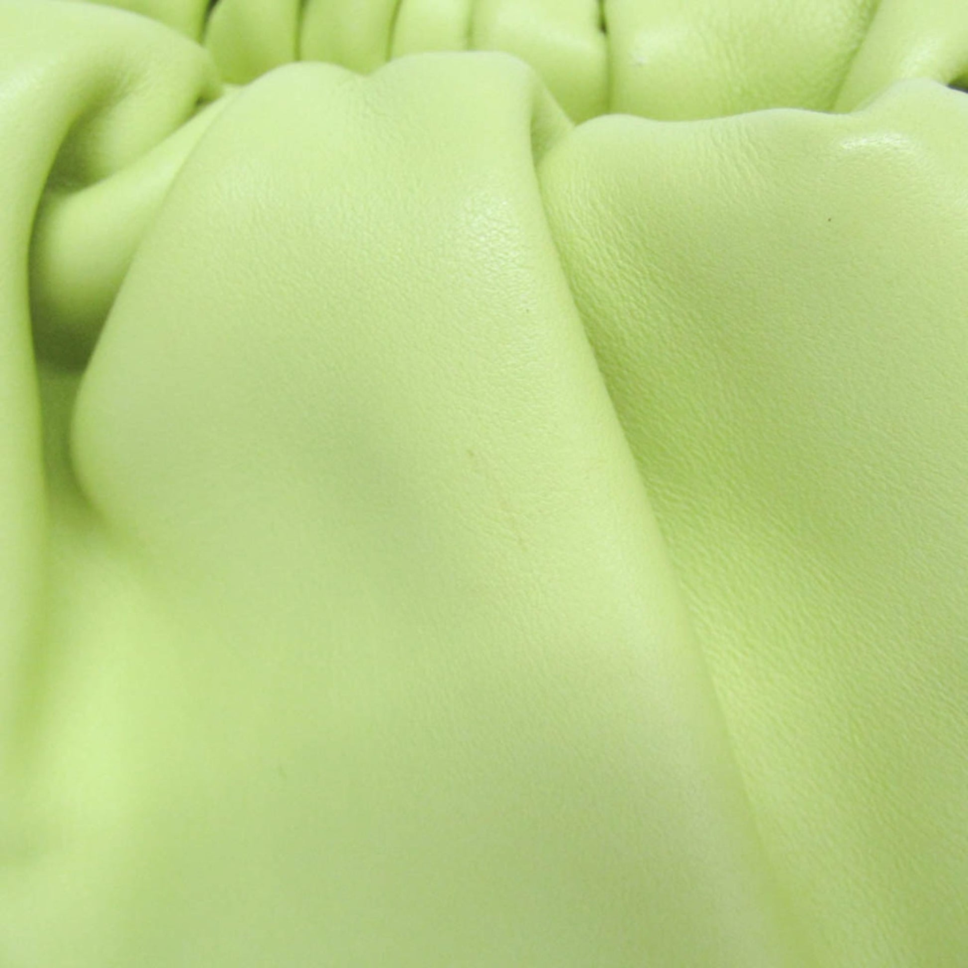 Bottega Veneta The Pouch Leather, Green, Leather, Clutch
