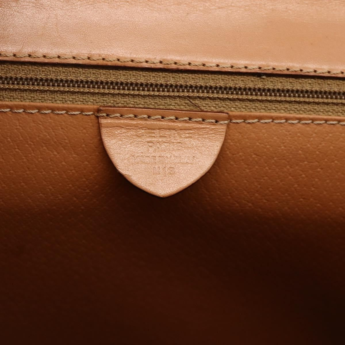 Celine Vintage Handbag Toile Céline, Brown, Canvas, Handbag