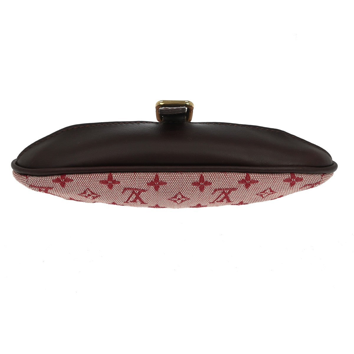 Louis Vuitton Anne Sophie Clutch Mini Lin, Red, Canvas, Clutch