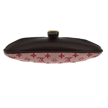 Louis Vuitton Anne Sophie Clutch Mini Lin, Red, Canvas, Clutch