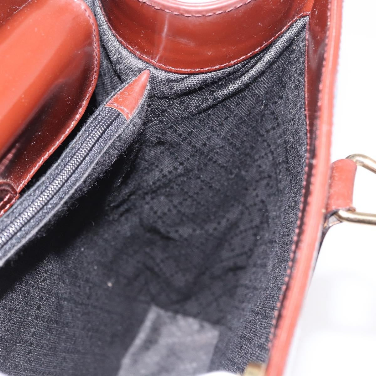 Gucci Diana NM Logo Bamboo Handle Tote Patent leather, Brown, Patent Leather, Tote Bag