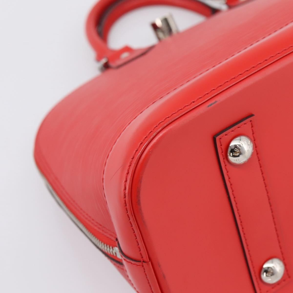 Louis Vuitton Alma Epi, Red, Leather, Handbag