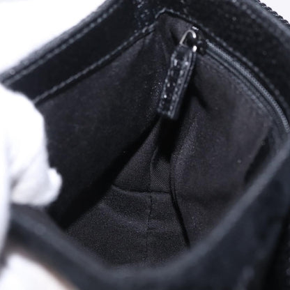 Gucci Buckle Waist GG Canvas, Black, Canvas, Handbag