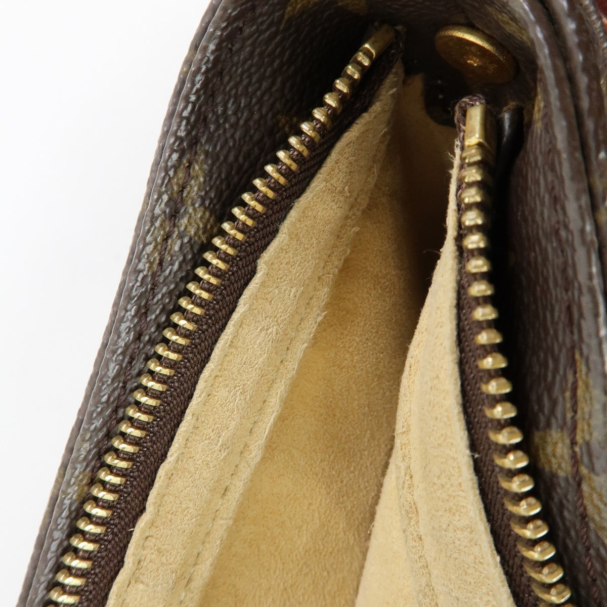 Louis Vuitton Looping Monogram Canvas, Brown, Canvas, Handbag