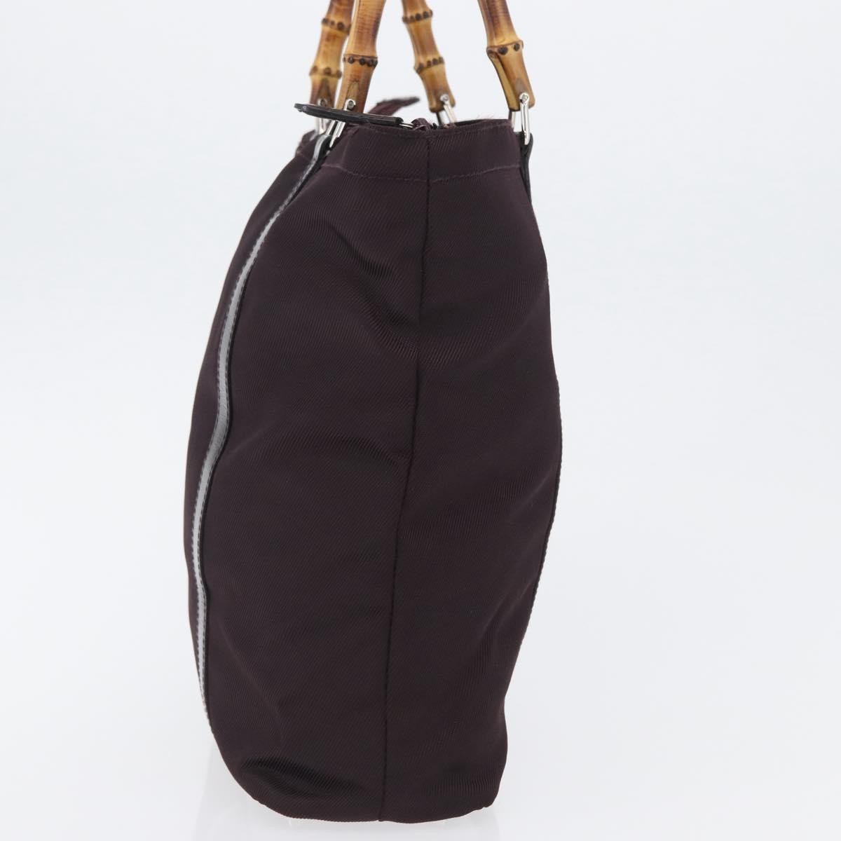 Gucci Bamboo Canvas, Purple, Canvas, Tote Bag