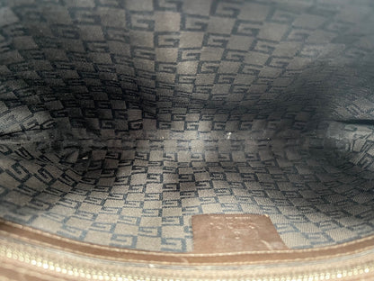 Gucci Reins Web Canvas, Brown, Canvas, Shoulder Bag