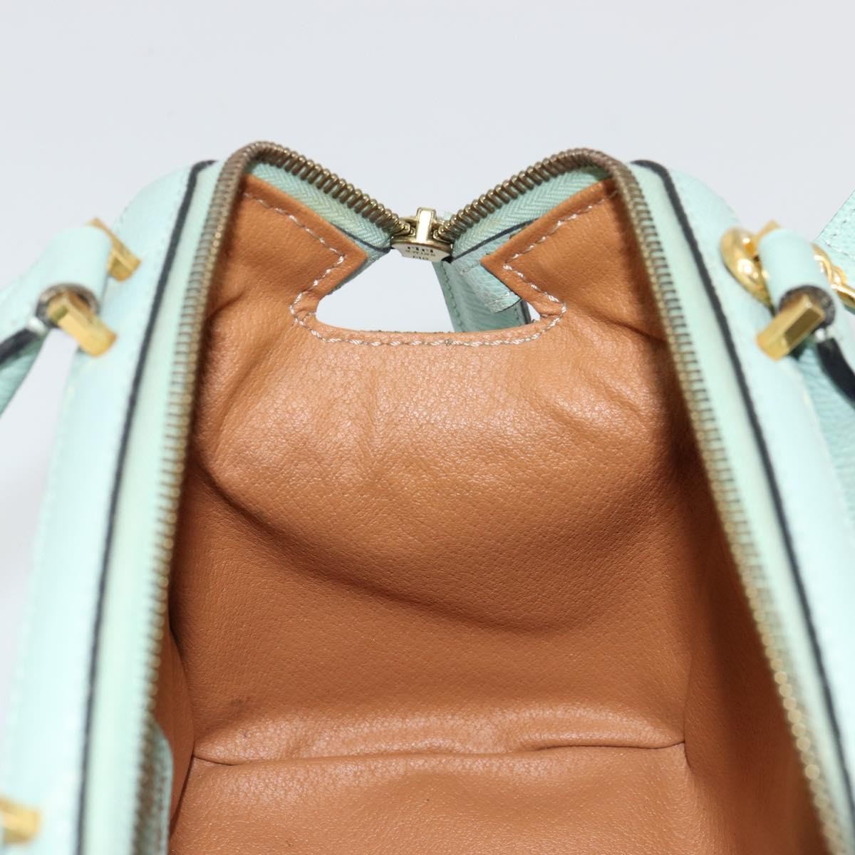 Celine Vintage Leather, Blue, Leather, Handbag