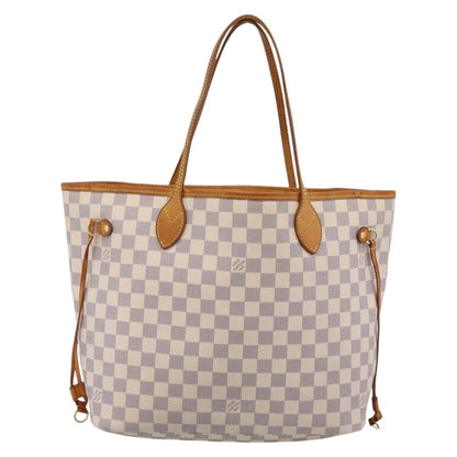 Louis Vuitton Neverfull Damier, Beige, Canvas, Tote Bag