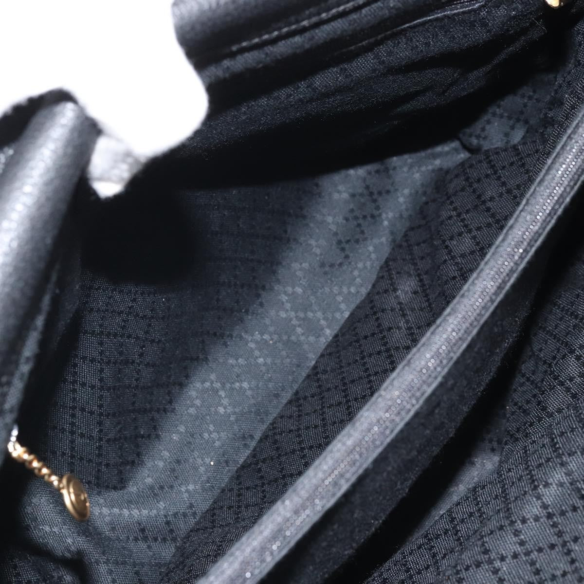 Gucci Bamboo Suede, Black, Suede, Tote Bag