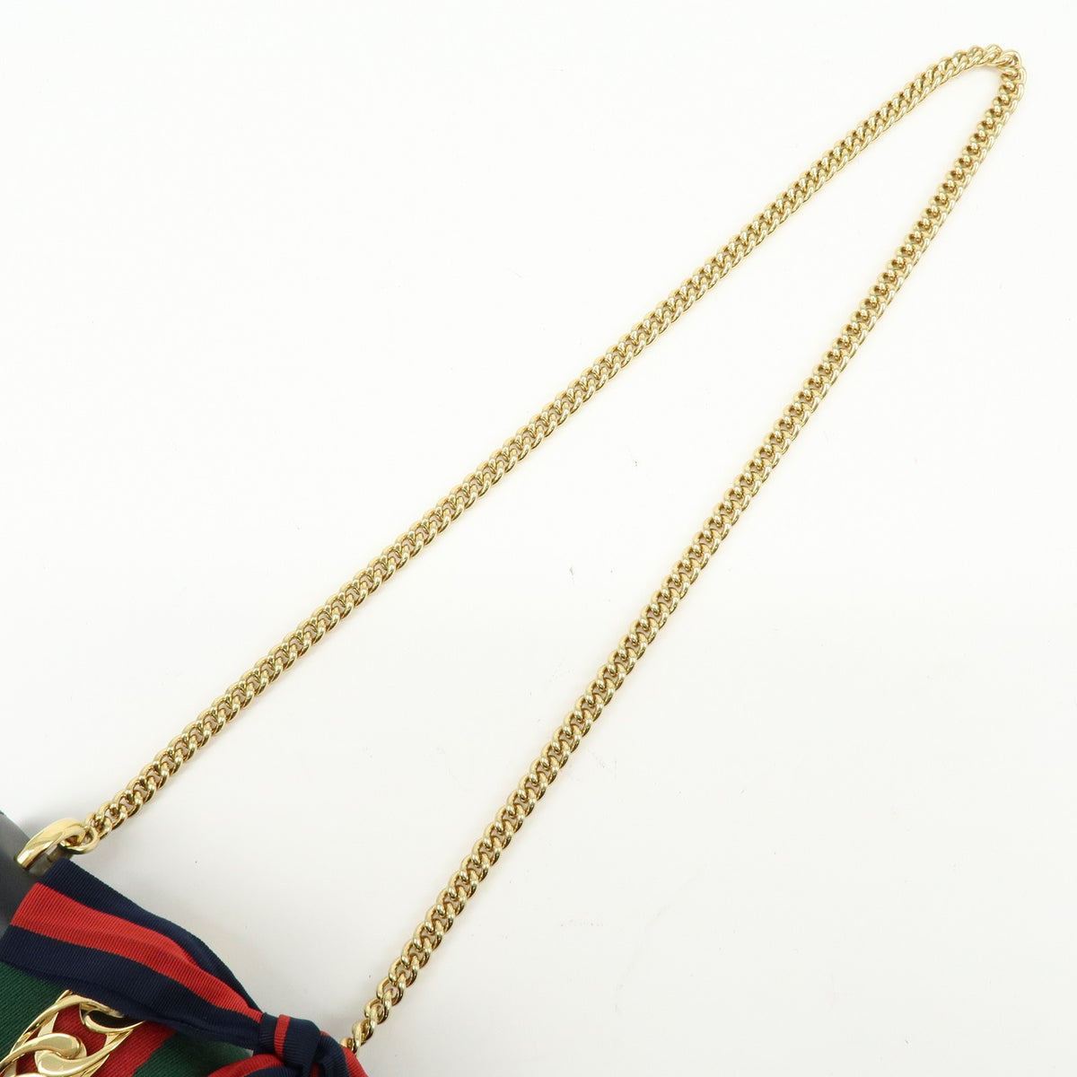 Gucci Sylvie Leather, Black, Leather, Shoulder Bag