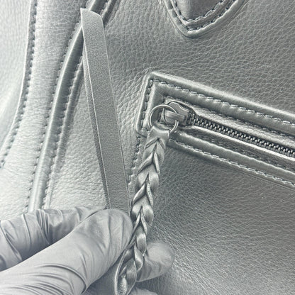 Celine Luggage Smooth Leather, Black, Leather, Handbag