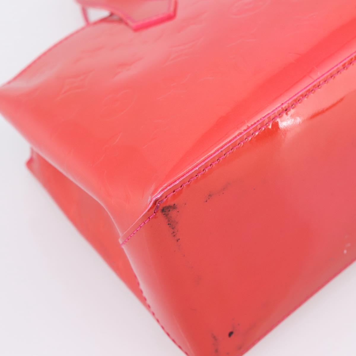 Louis Vuitton Wilshire Monogram Vernis, Pink, Patent Leather, Tote Bag