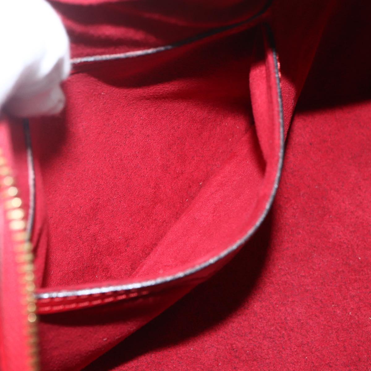 Louis Vuitton Soufflot Handbag Epi Leather, RED, LEATHER, Handbag