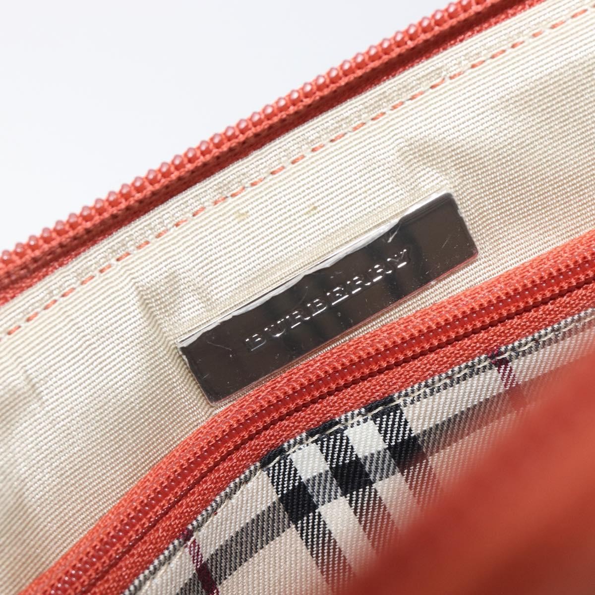 Burberry Handbag Leather, Orange, Leather, Handbag