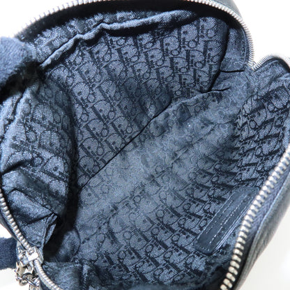 Christian Dior Lady Dior Cannage Quilt Leather, Black, Leather, Wallet