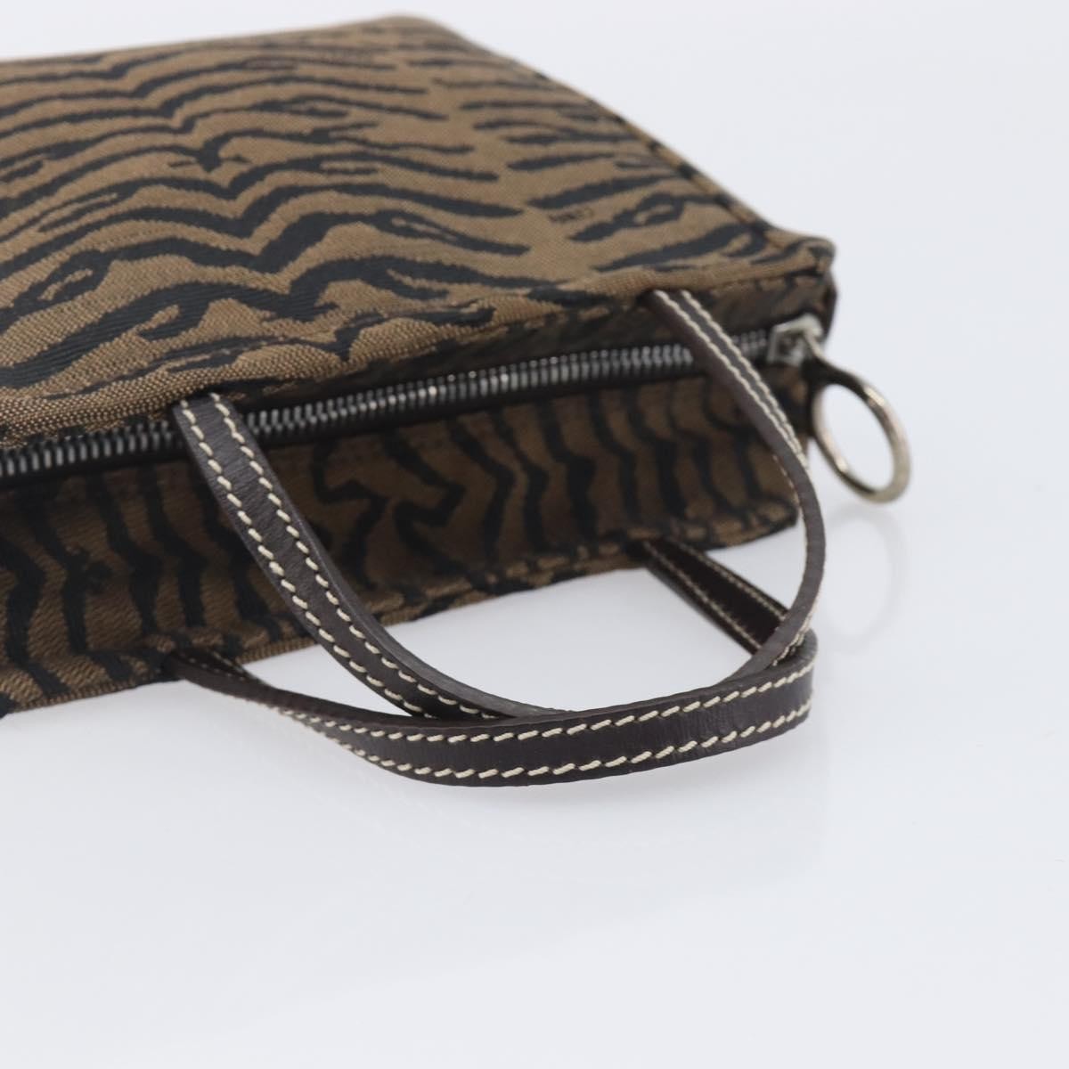 Fendi Handbag canvas, Brown, Canvas, Handbag