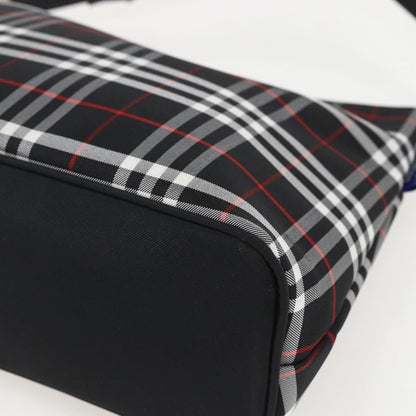 Burberry Nova Check Nylon, Black, Nylon, Handbag