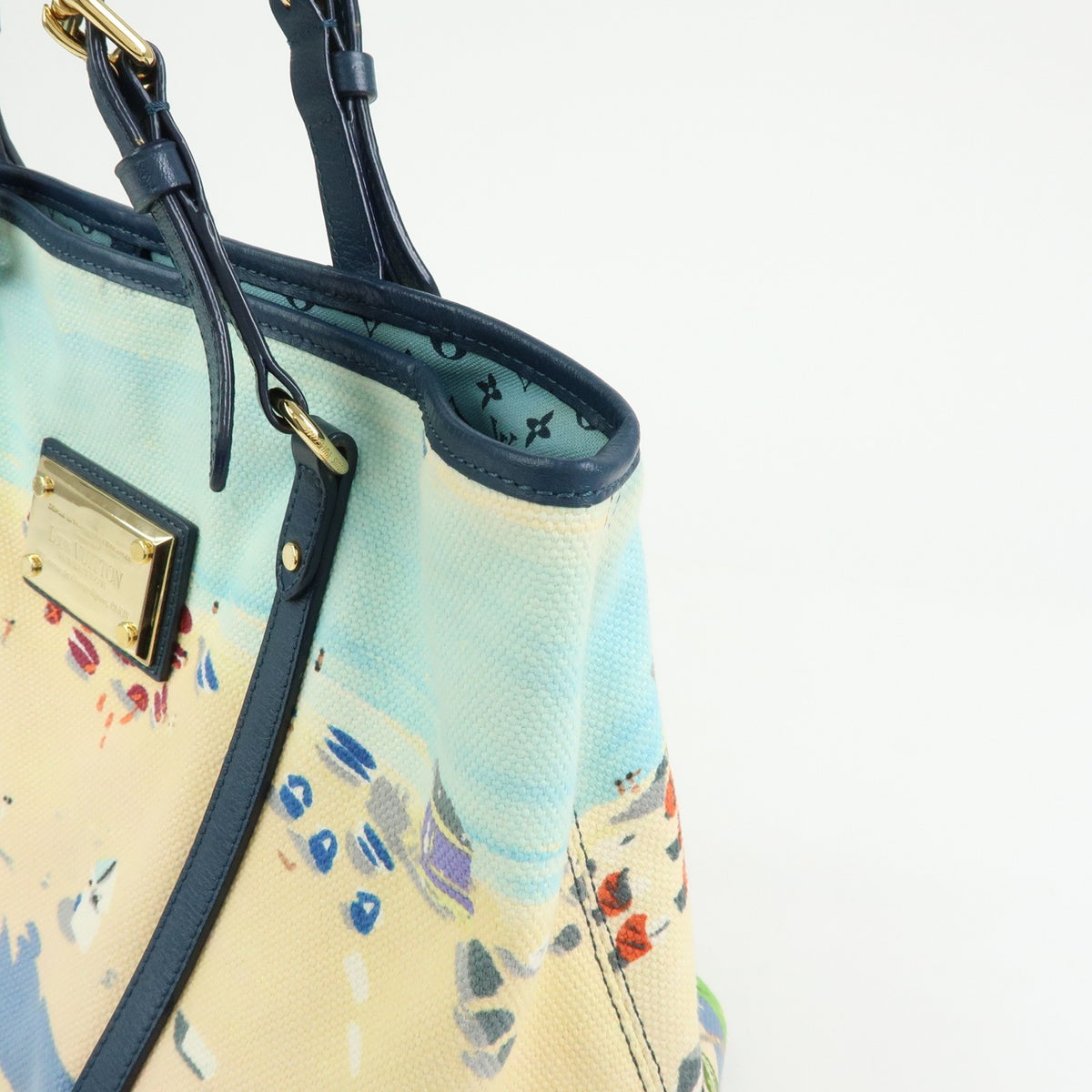 Louis Vuitton Ailleurs Cabas Limited Edition Printed Canvas, Multicolour, Canvas, Tote Bag