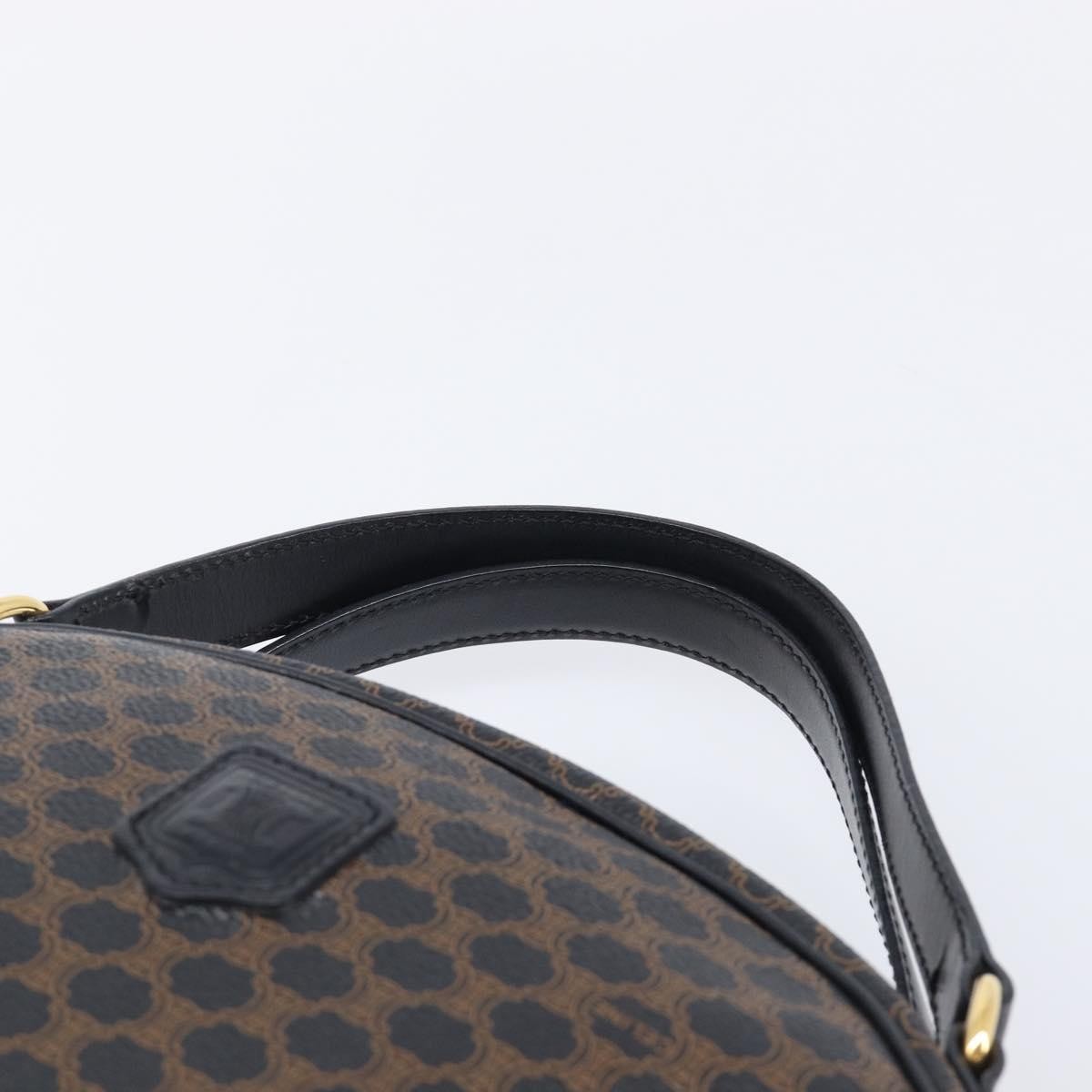 Celine Top Handle Leather, Black, PVC, Handbag