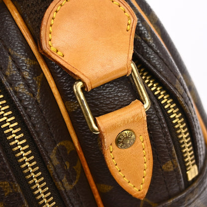 Louis Vuitton Reporter Monogram, Brown, Canvas, Shoulder Bag