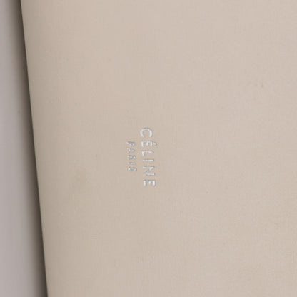 Celine Belt Calfskin, Beige, Calfskin, Handbag