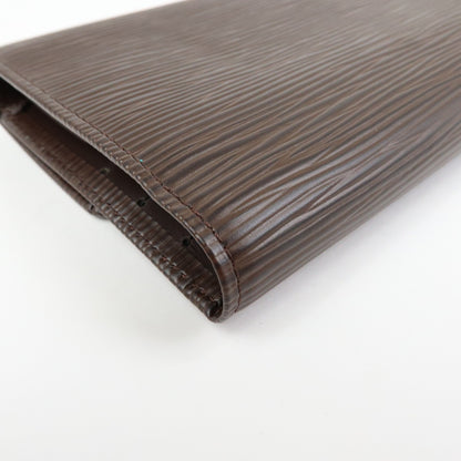 Louis Vuitton Porte Tresor International Epi Leather, Brown, Leather, Wallet