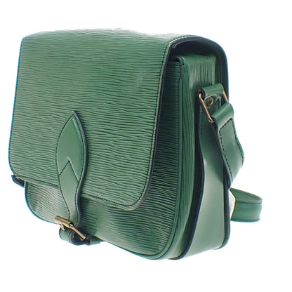 Louis Vuitton Cartouchiere Epi Leather, Green, Leather, Handbag