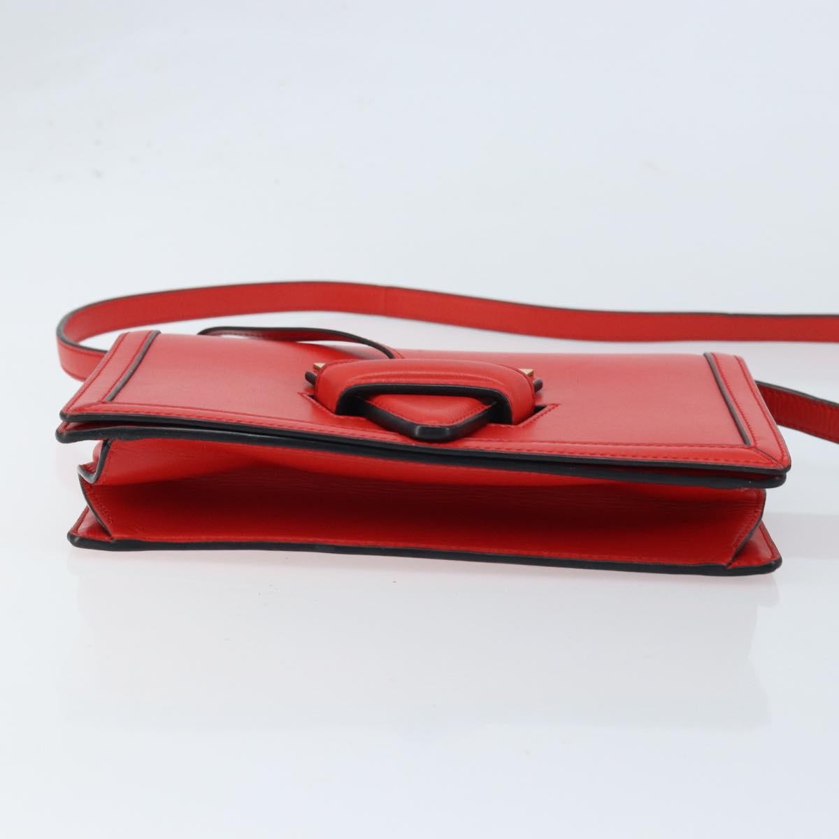 Loewe Barcelona Leather, Red, Leather, Shoulder Bag