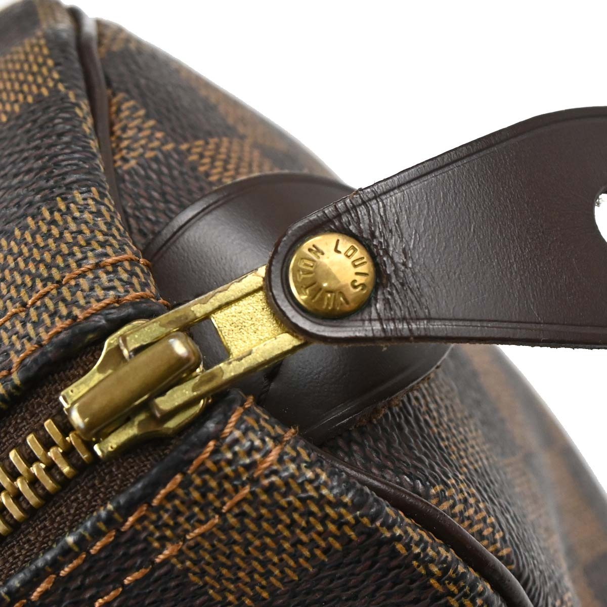 Louis Vuitton Speedy Bandoulière Damier, Brown, Canvas, Handbag
