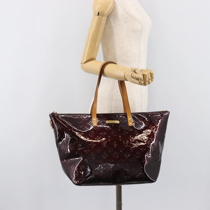 Louis Vuitton Bellevue Monogram Vernis, Burgundy, Patent Leather, Handbag