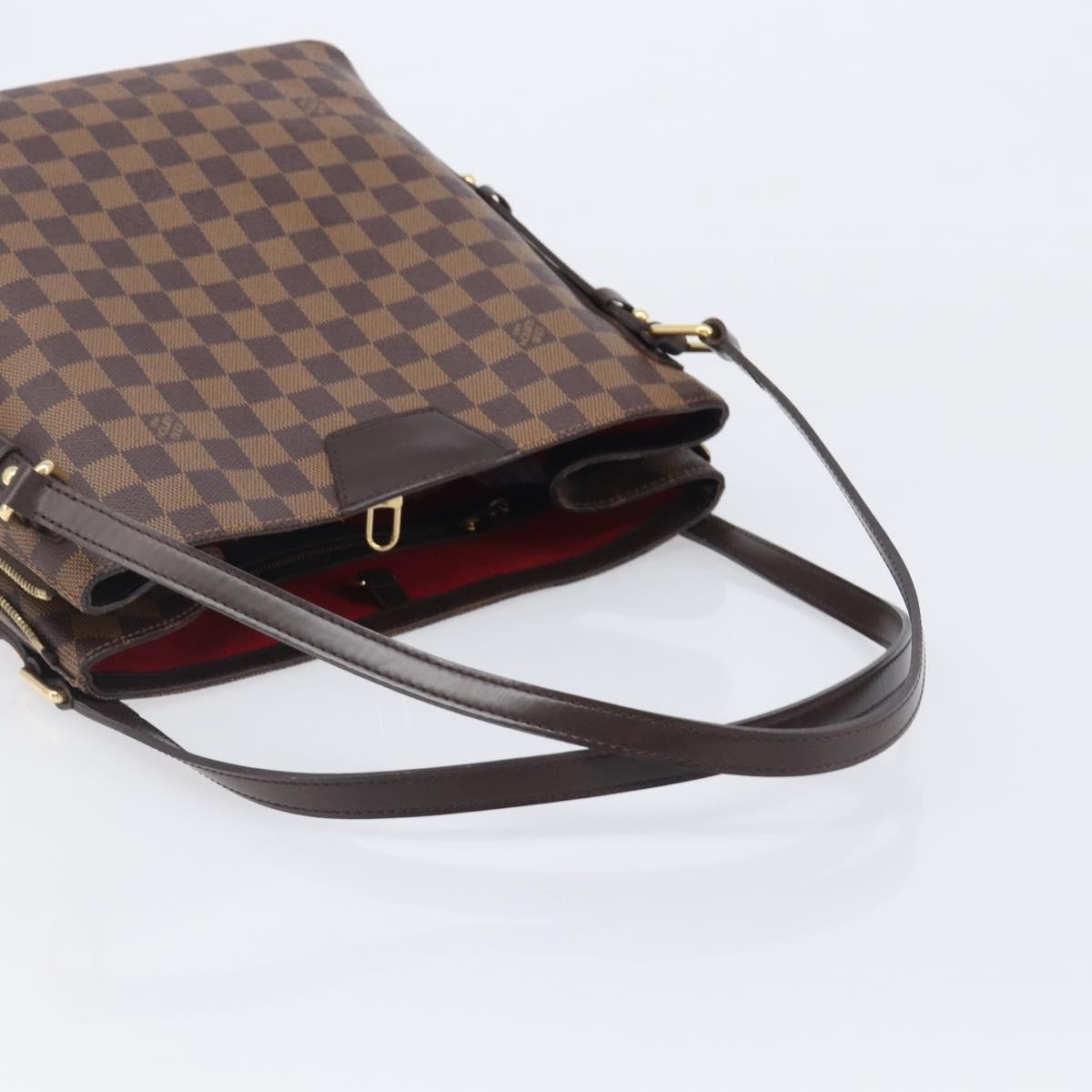Louis Vuitton Cabas Rivington Damier, Brown, Canvas, Tote Bag
